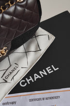 CHANEL CLASSIC 22K SMALL DOUBLE FLAP | DARK BROWN