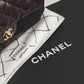 CHANEL CLASSIC 22K SMALL DOUBLE FLAP | DARK BROWN