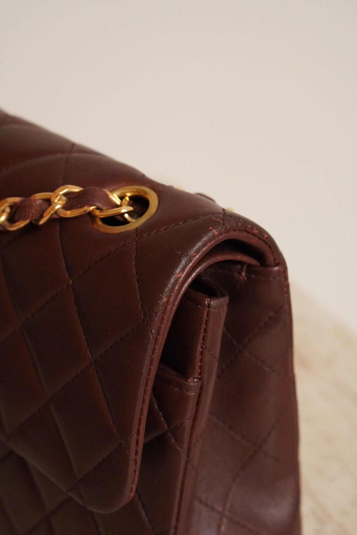 CHANEL CLASSIC SMALL DOUBLE FLAP | BROWN