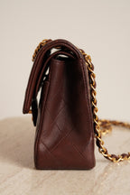 CHANEL CLASSIC SMALL DOUBLE FLAP | BROWN