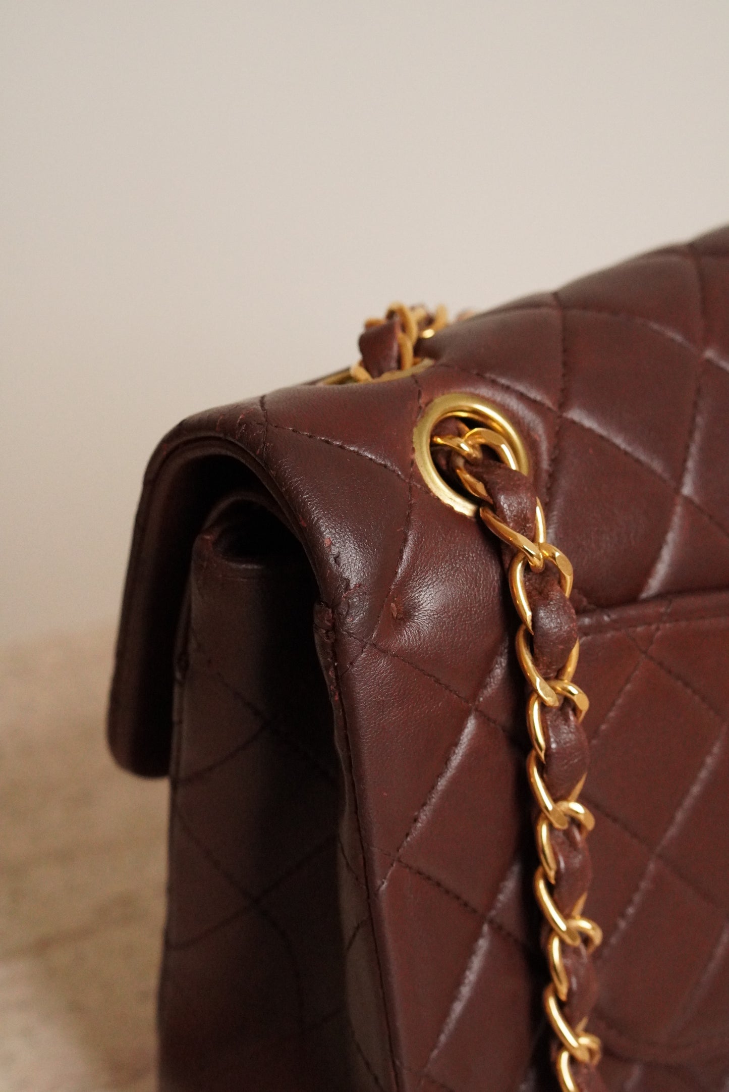 CHANEL CLASSIC SMALL DOUBLE FLAP | BROWN