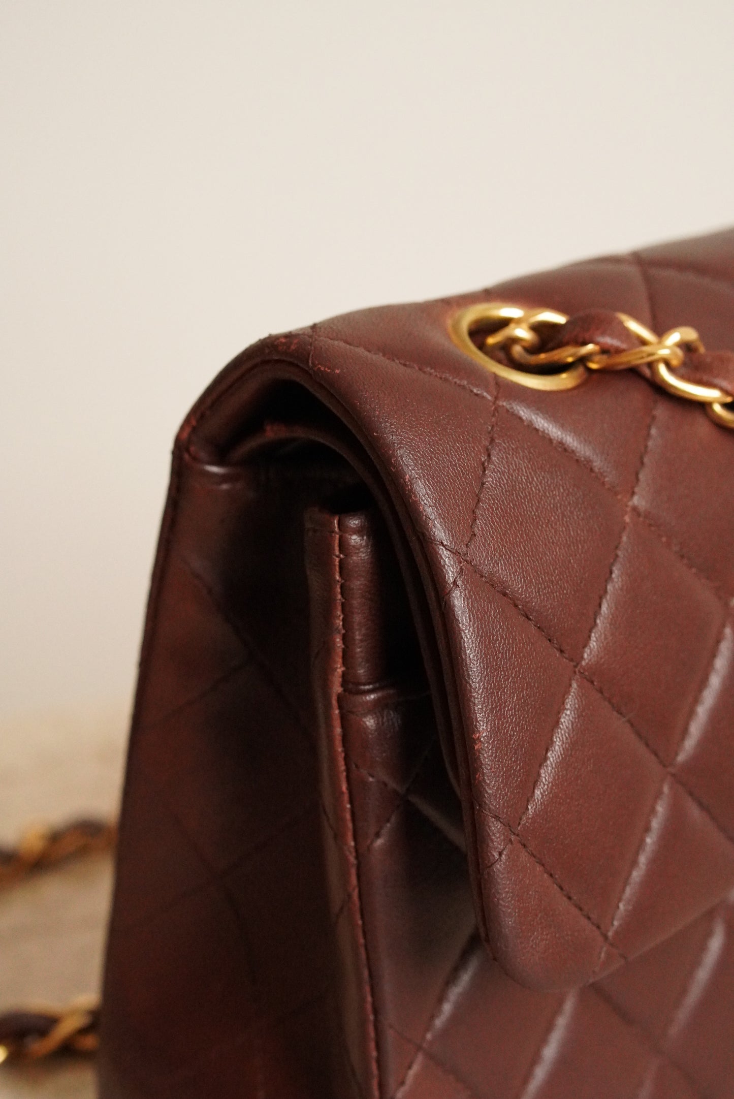 CHANEL CLASSIC SMALL DOUBLE FLAP | BROWN
