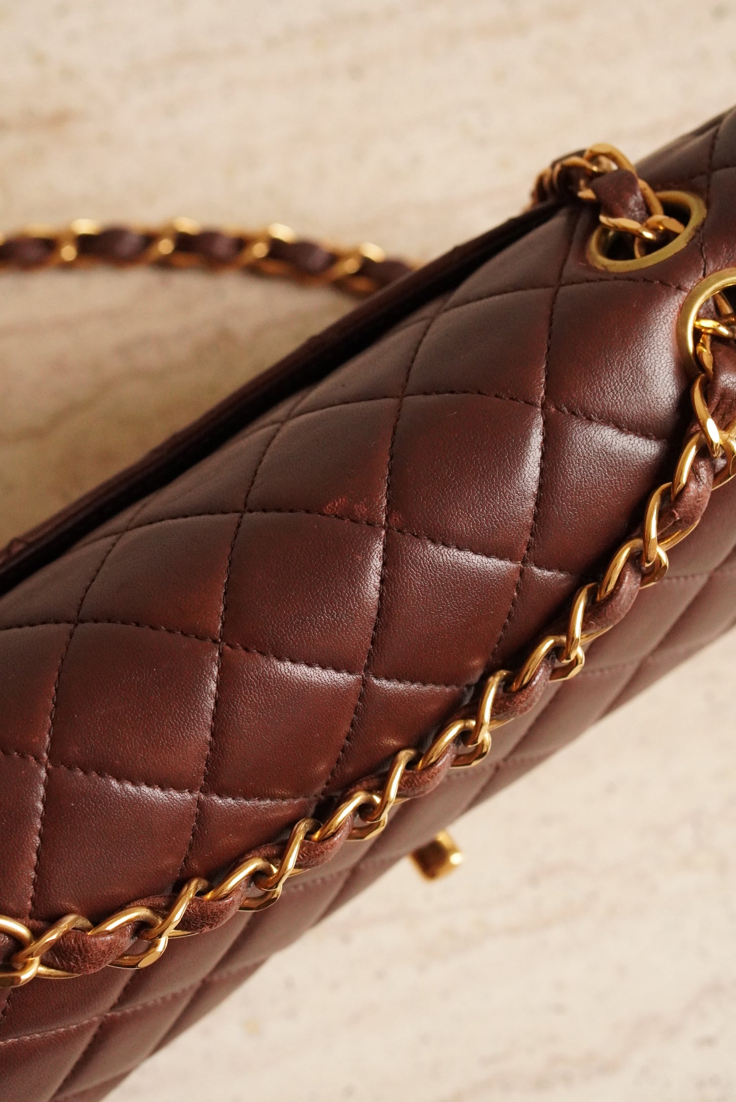 CHANEL CLASSIC SMALL DOUBLE FLAP | BROWN