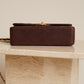 CHANEL CLASSIC SMALL DOUBLE FLAP | BROWN