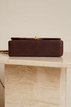 CHANEL CLASSIC SMALL DOUBLE FLAP | BROWN
