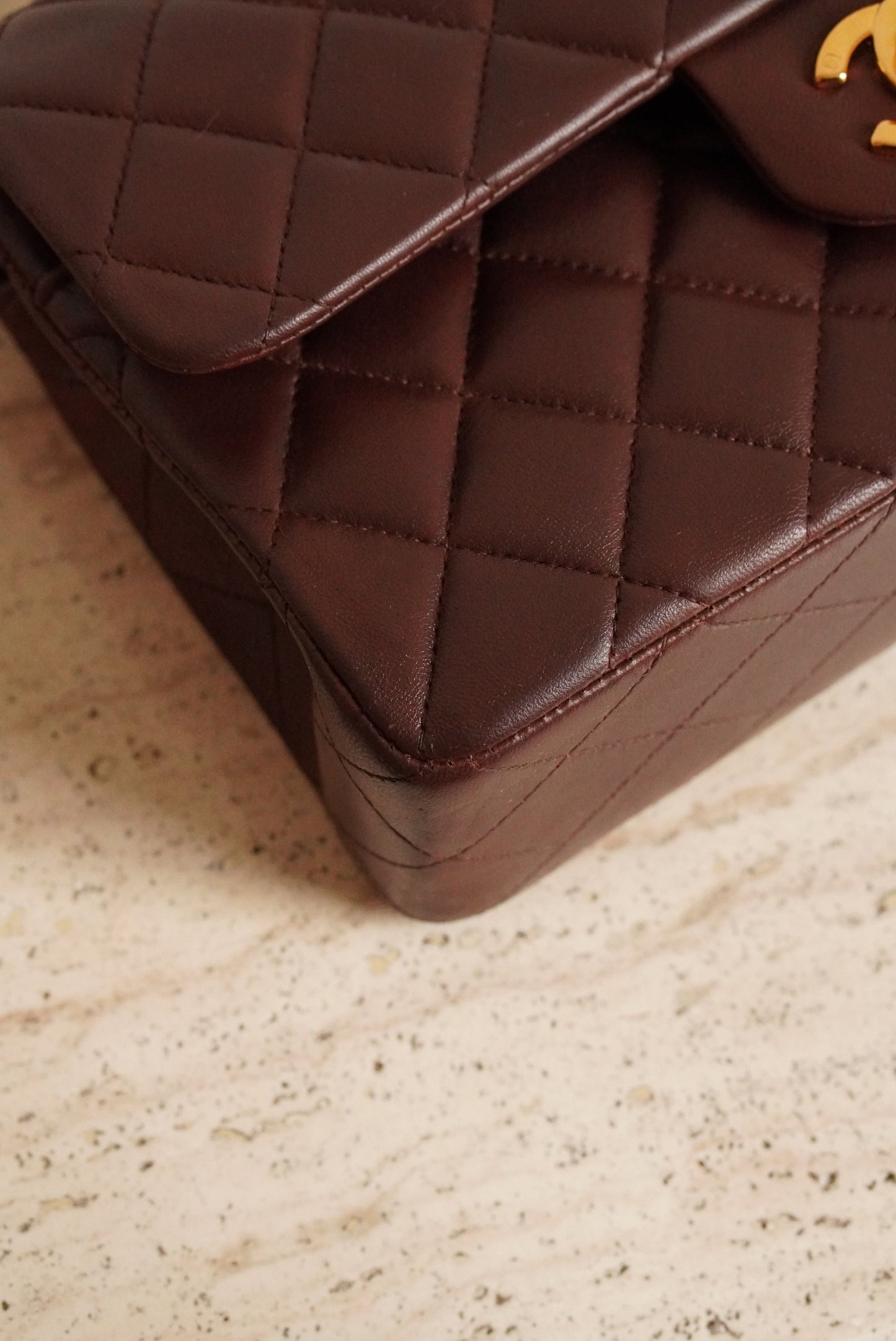 CHANEL CLASSIC SMALL DOUBLE FLAP | BROWN
