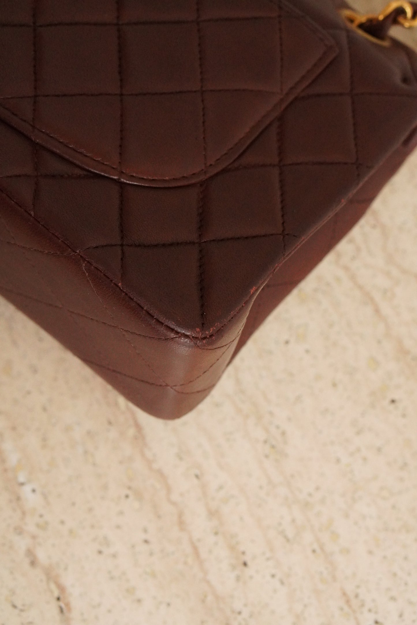 CHANEL CLASSIC SMALL DOUBLE FLAP | BROWN