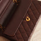 CHANEL CLASSIC SMALL DOUBLE FLAP | BROWN