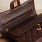 CHANEL CLASSIC SMALL DOUBLE FLAP | BROWN