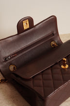 CHANEL CLASSIC SMALL DOUBLE FLAP | BROWN
