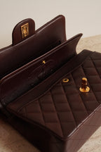 CHANEL CLASSIC SMALL DOUBLE FLAP | BROWN