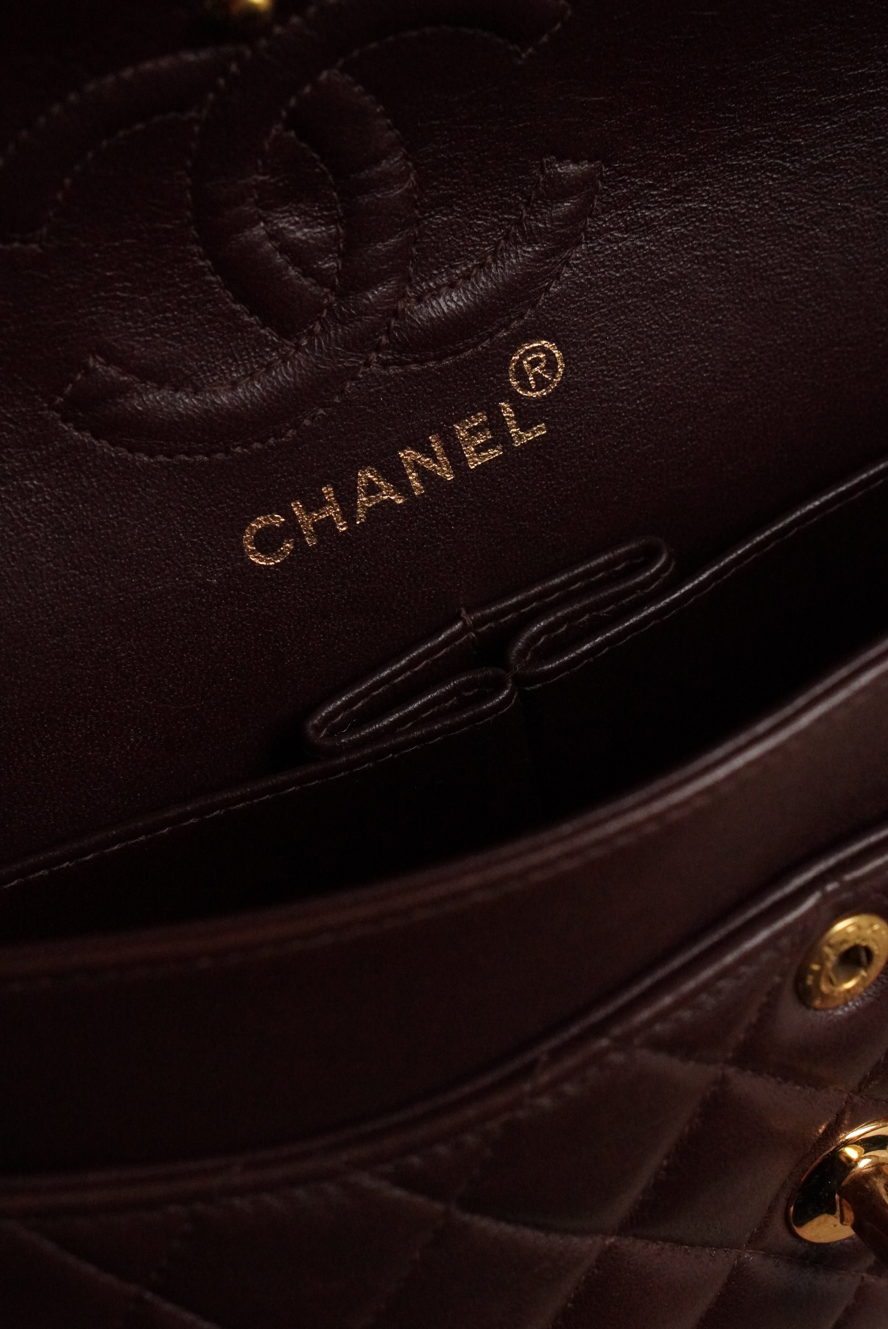 CHANEL CLASSIC SMALL DOUBLE FLAP | BROWN