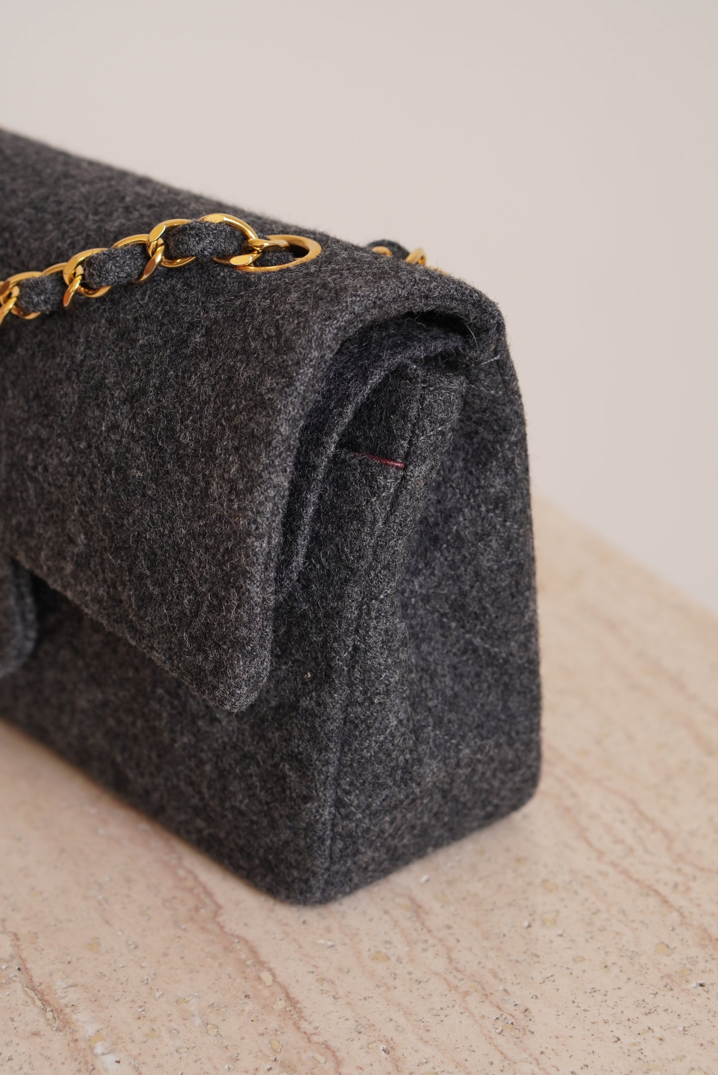 CHANEL CLASSIC SMALL DOUBLE FLAP | GREY