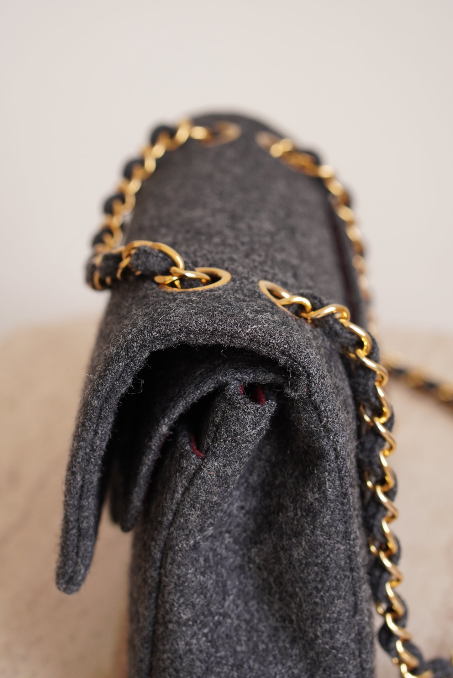 CHANEL CLASSIC SMALL DOUBLE FLAP | GREY