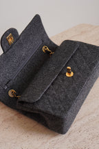 CHANEL CLASSIC SMALL DOUBLE FLAP | GREY