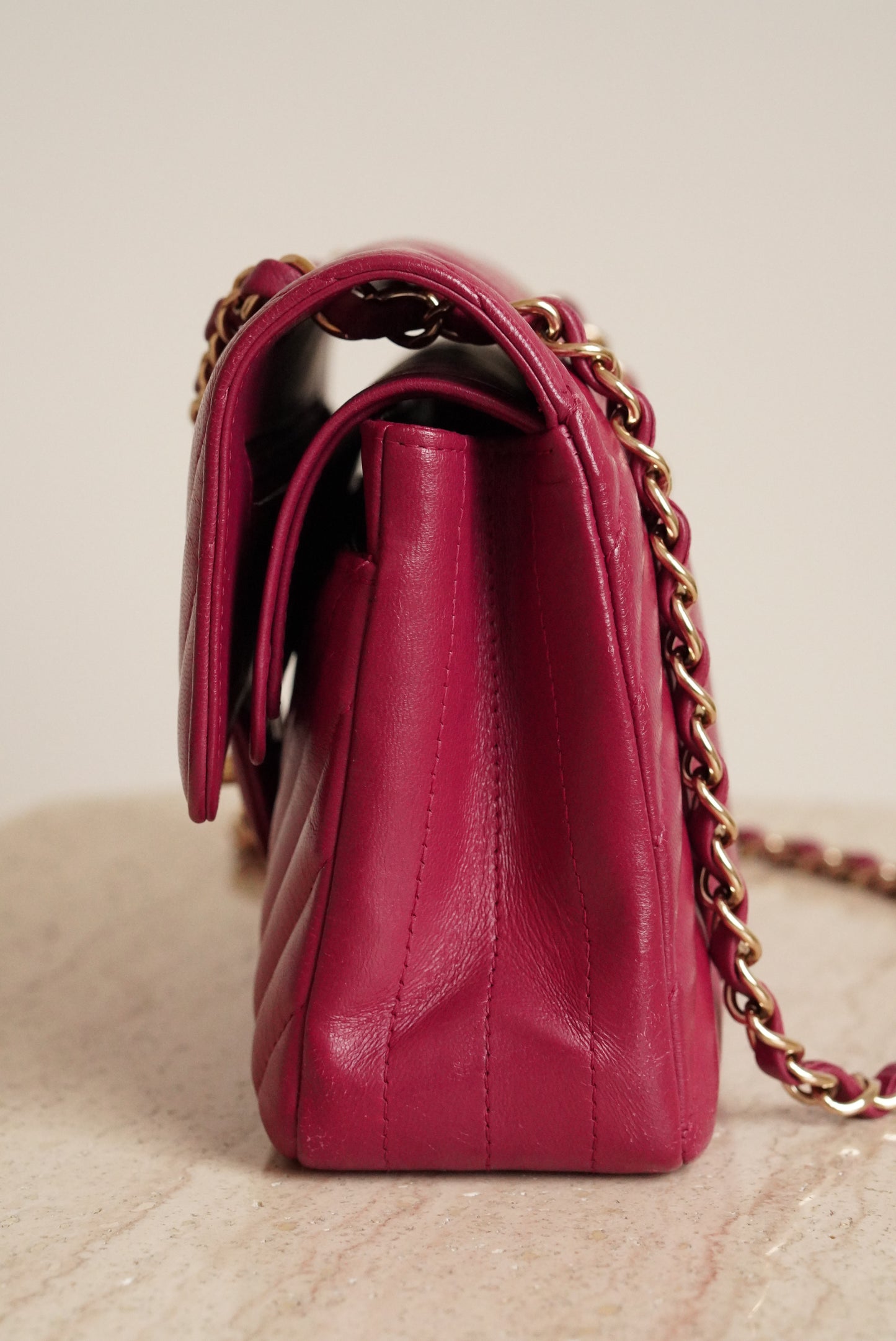 CHANEL CLASSIC SMALL DOUBLE FLAP | PINK