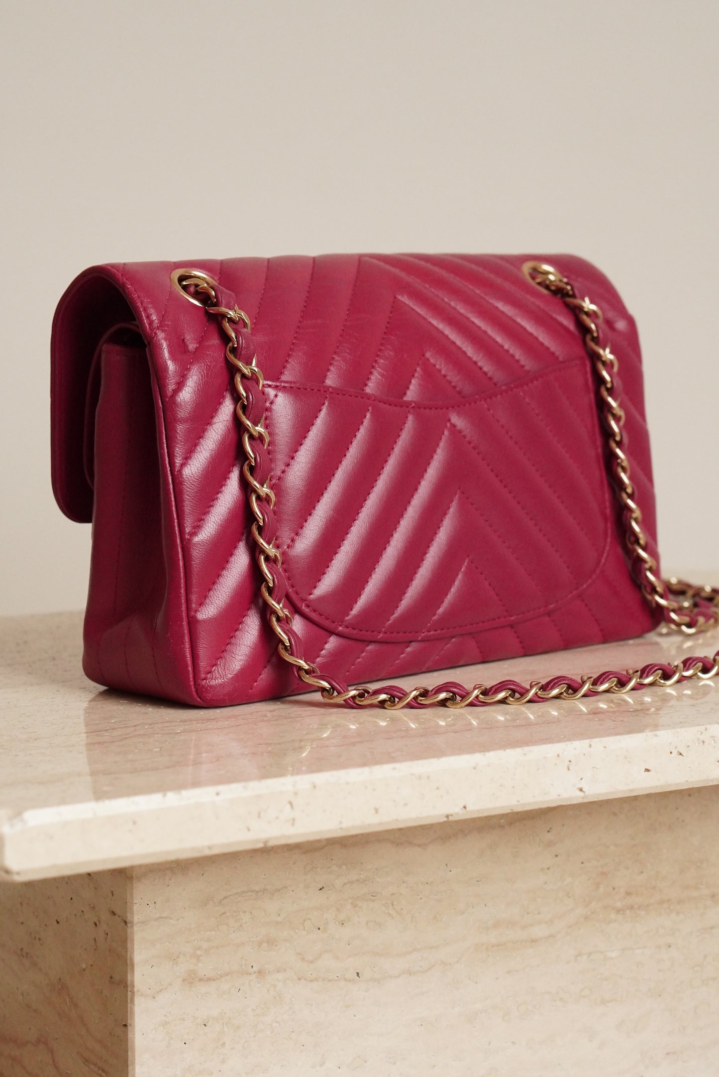 CHANEL CLASSIC SMALL DOUBLE FLAP | PINK
