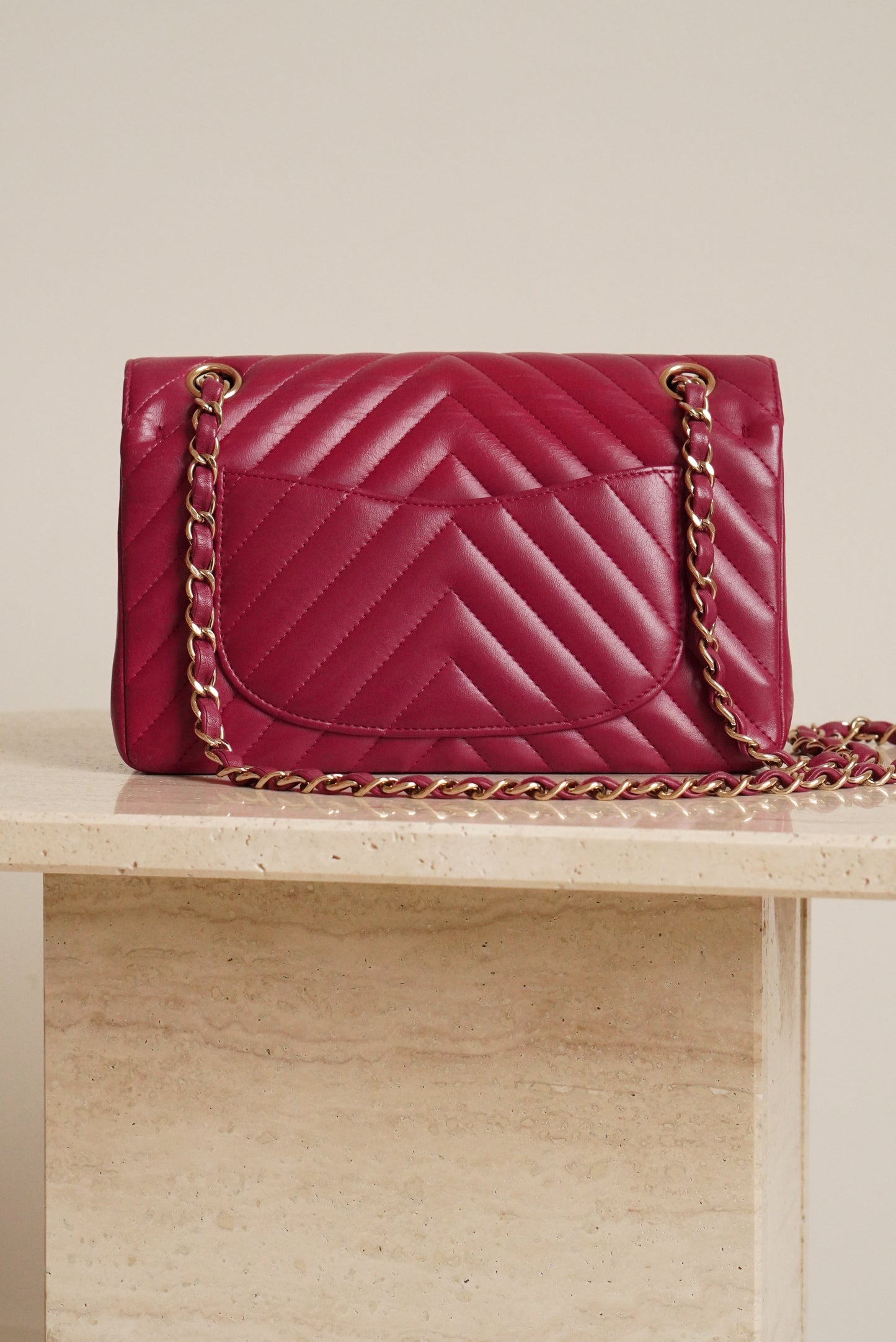 CHANEL CLASSIC SMALL DOUBLE FLAP | PINK