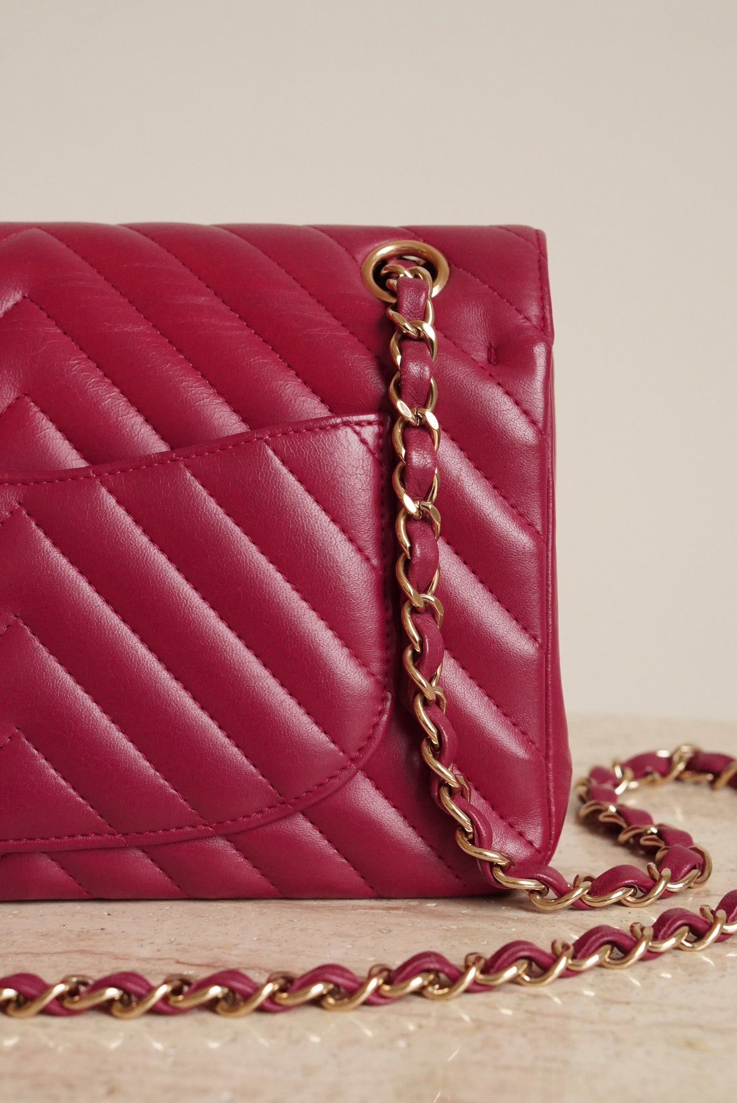 CHANEL CLASSIC SMALL DOUBLE FLAP | PINK