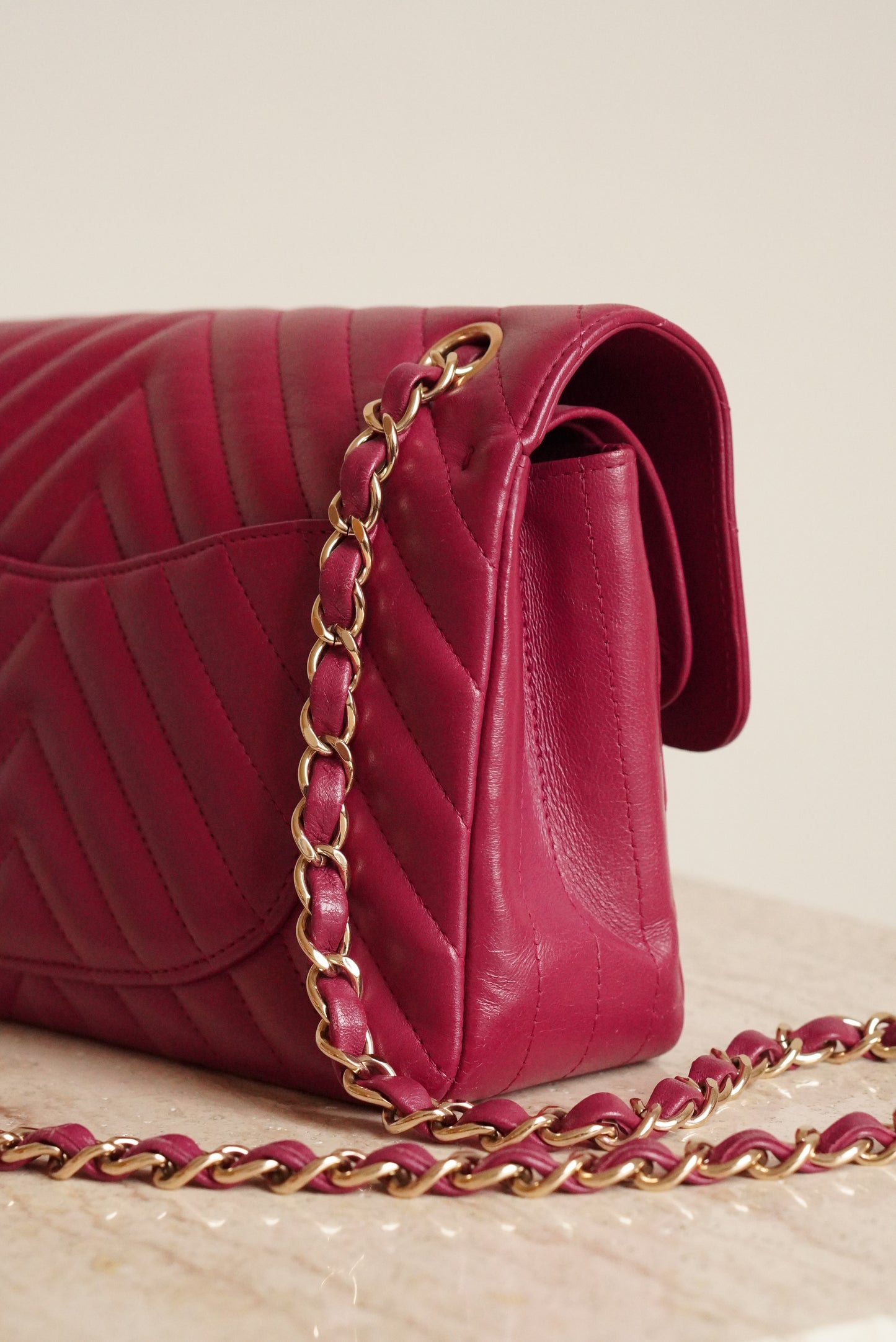 CHANEL CLASSIC SMALL DOUBLE FLAP | PINK