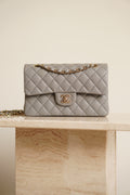 CHANEL CLASSIC 22B SMALL DOUBLE FLAP | GREY