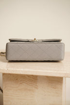 CHANEL CLASSIC 22B SMALL DOUBLE FLAP | GREY