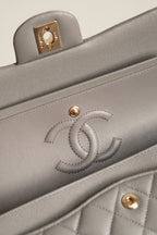 CHANEL CLASSIC 22B SMALL DOUBLE FLAP | GREY
