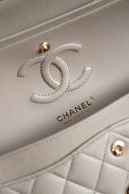 CHANEL CLASSIC 22B SMALL DOUBLE FLAP | GREY