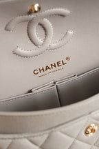 CHANEL CLASSIC 22B SMALL DOUBLE FLAP | GREY