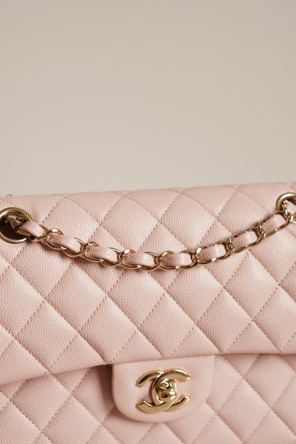 CHANEL CLASSIC SMALL DOUBLE FLAP | LIGHT PINK
