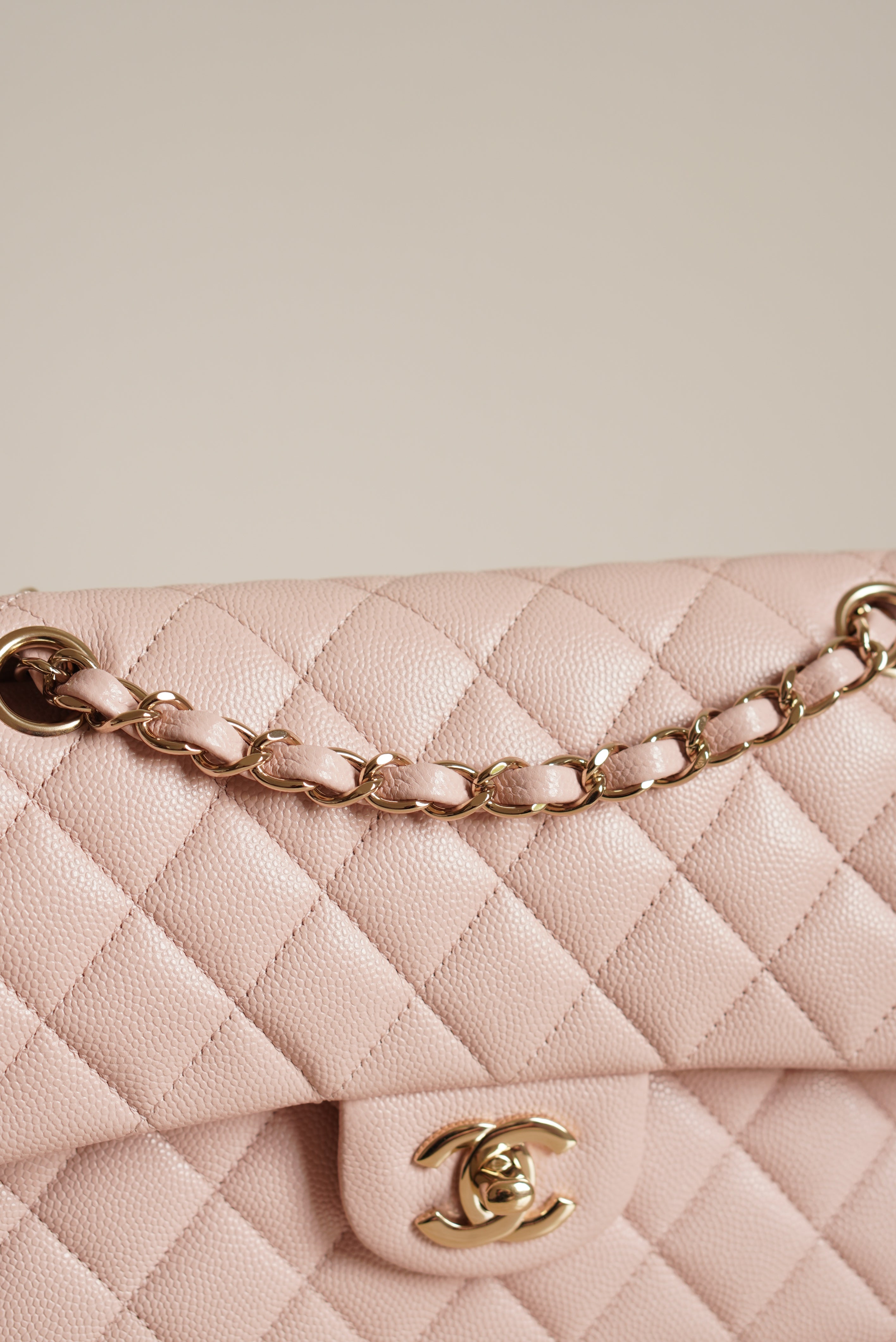 CHANEL CLASSIC SMALL DOUBLE FLAP | LIGHT PINK