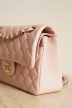 CHANEL CLASSIC SMALL DOUBLE FLAP | LIGHT PINK