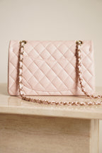 CHANEL CLASSIC SMALL DOUBLE FLAP | LIGHT PINK