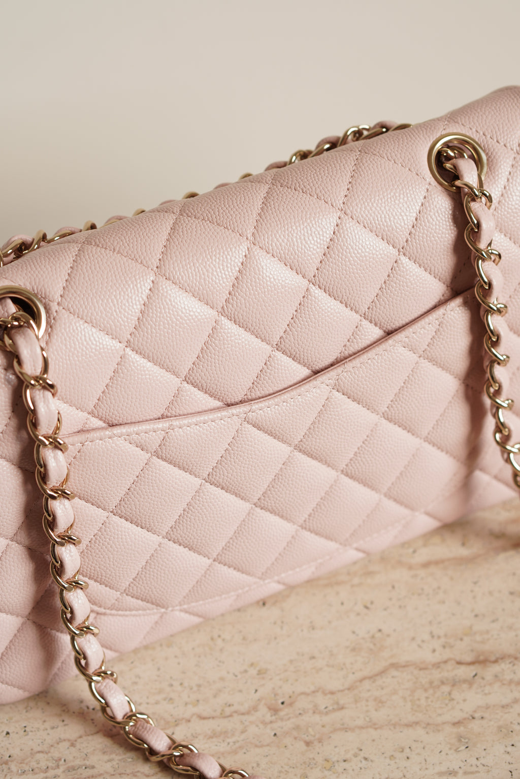CHANEL CLASSIC SMALL DOUBLE FLAP | LIGHT PINK