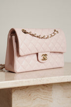 CHANEL CLASSIC SMALL DOUBLE FLAP | LIGHT PINK