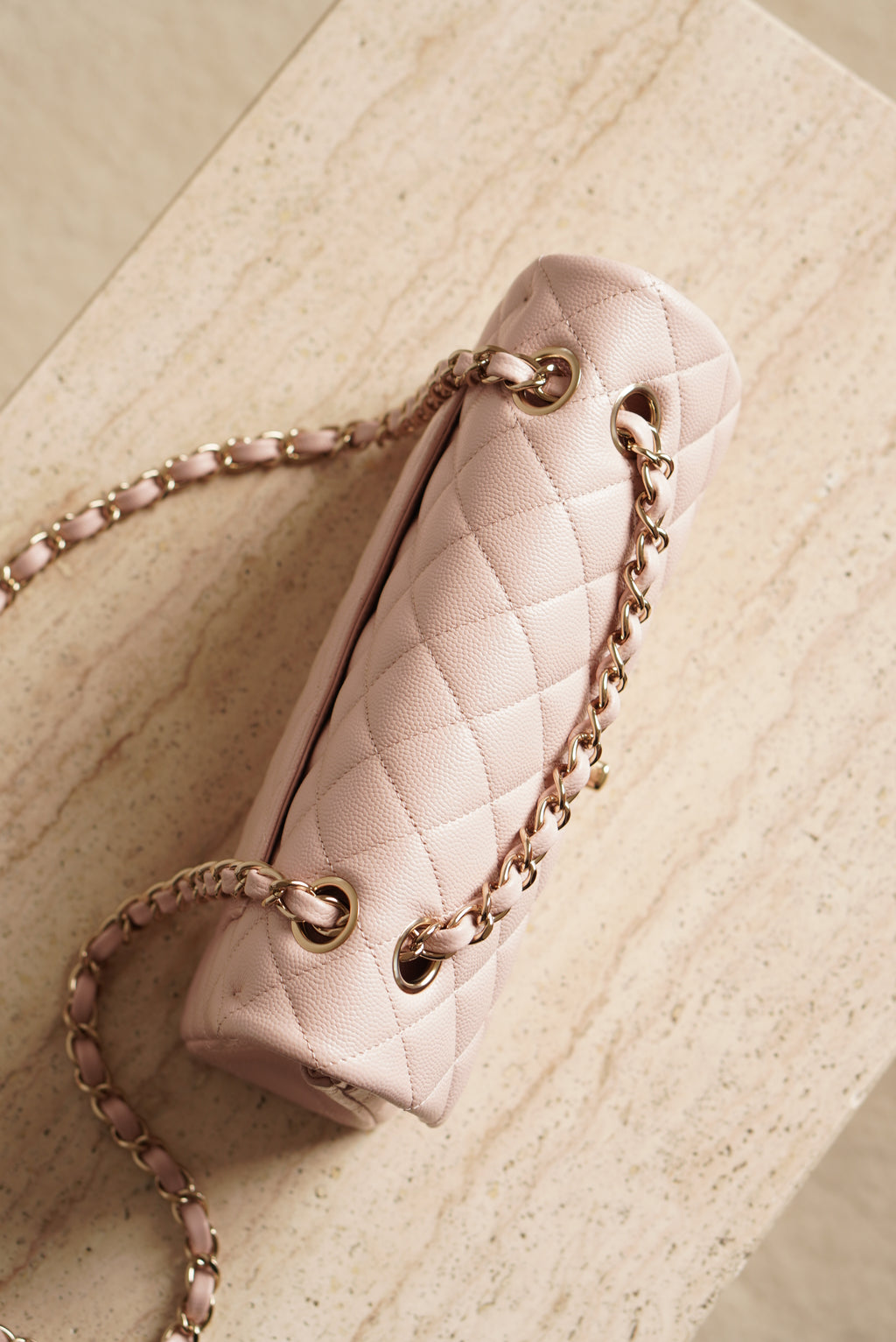 CHANEL CLASSIC SMALL DOUBLE FLAP | LIGHT PINK