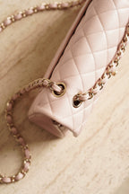 CHANEL CLASSIC SMALL DOUBLE FLAP | LIGHT PINK