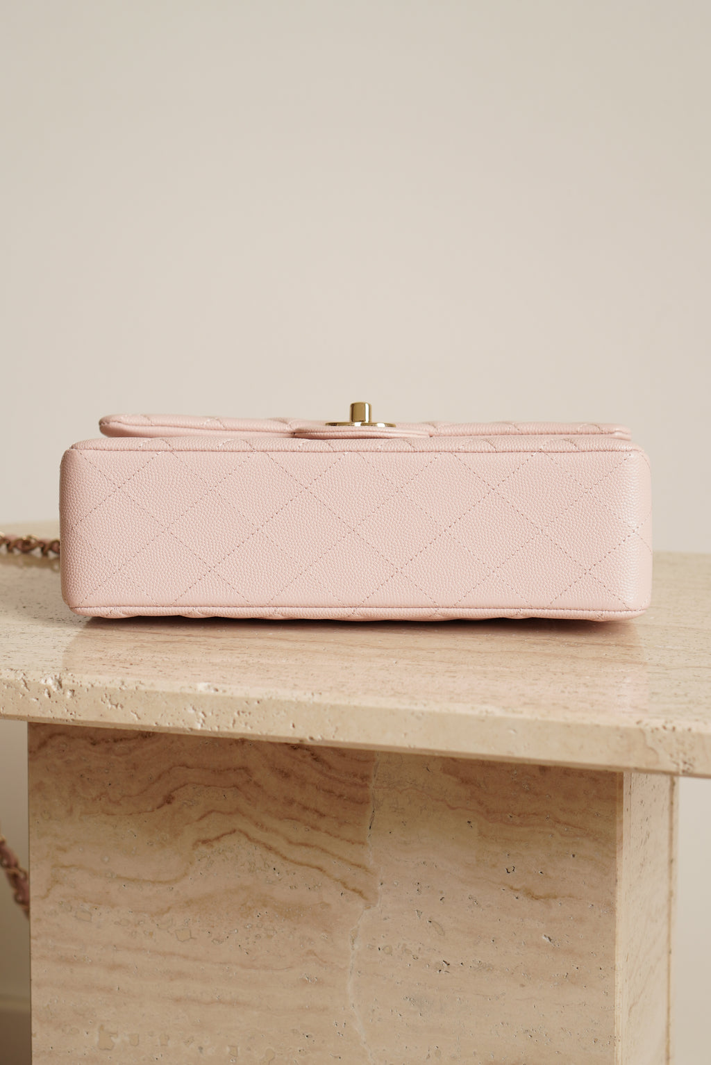 CHANEL CLASSIC SMALL DOUBLE FLAP | LIGHT PINK