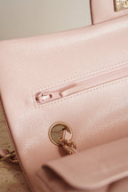 CHANEL CLASSIC SMALL DOUBLE FLAP | LIGHT PINK