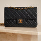 CHANEL CLASSIC SMALL DOUBLE FLAP | NAVY BLUE