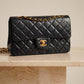 CHANEL CLASSIC SMALL DOUBLE FLAP | NAVY BLUE