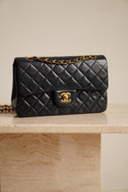 CHANEL CLASSIC SMALL DOUBLE FLAP | NAVY BLUE