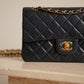 CHANEL CLASSIC SMALL DOUBLE FLAP | NAVY BLUE
