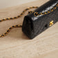 CHANEL CLASSIC SMALL DOUBLE FLAP | NAVY BLUE