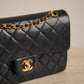 CHANEL CLASSIC SMALL DOUBLE FLAP | NAVY BLUE