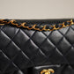 CHANEL CLASSIC SMALL DOUBLE FLAP | NAVY BLUE