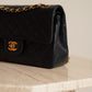 CHANEL CLASSIC SMALL DOUBLE FLAP | NAVY BLUE