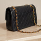 CHANEL CLASSIC SMALL DOUBLE FLAP | NAVY BLUE