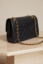 CHANEL CLASSIC SMALL DOUBLE FLAP | NAVY BLUE