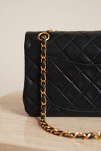 CHANEL CLASSIC SMALL DOUBLE FLAP | NAVY BLUE